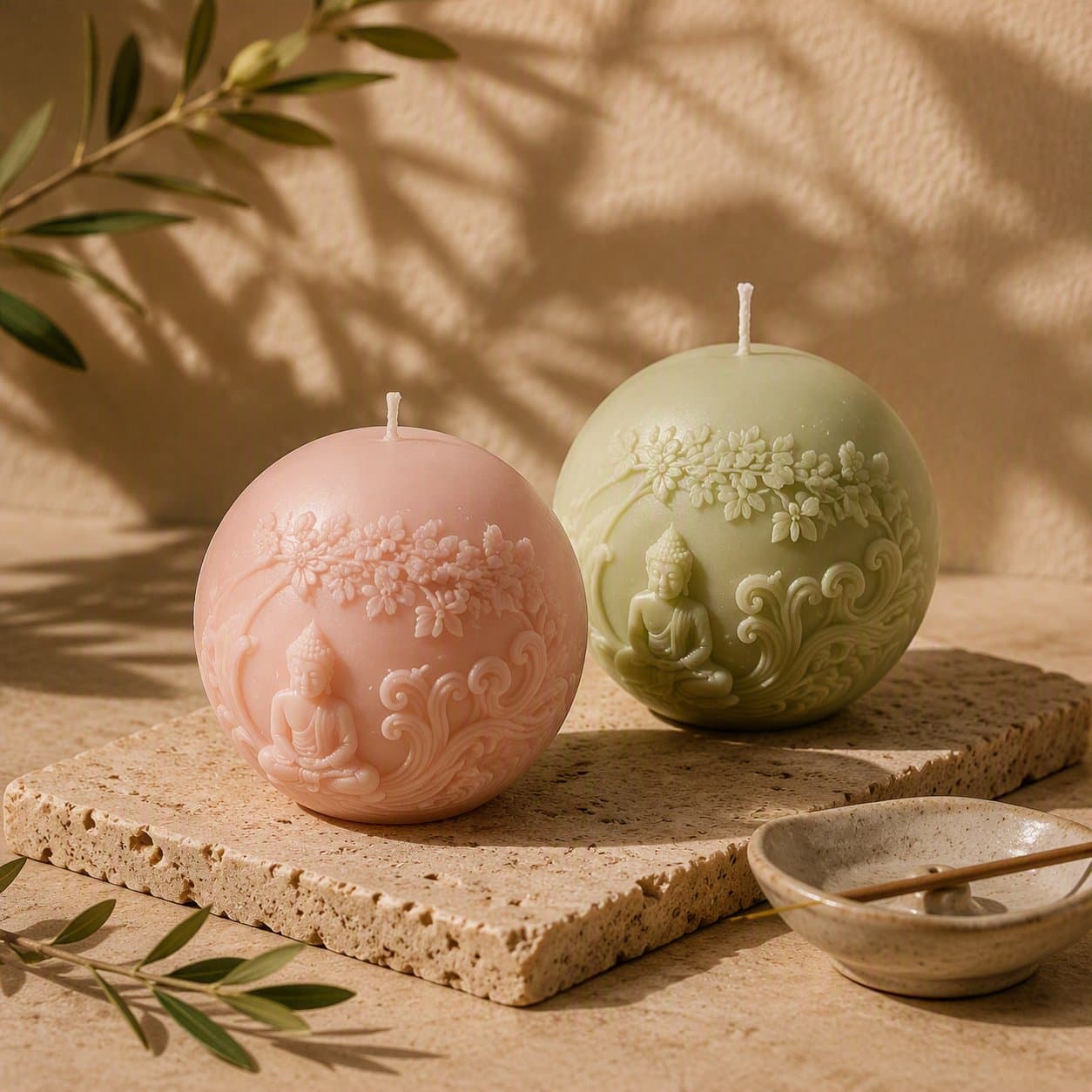 Buddha Sphere Candle