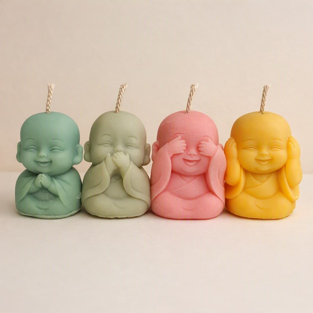 Monk Quartet Candle