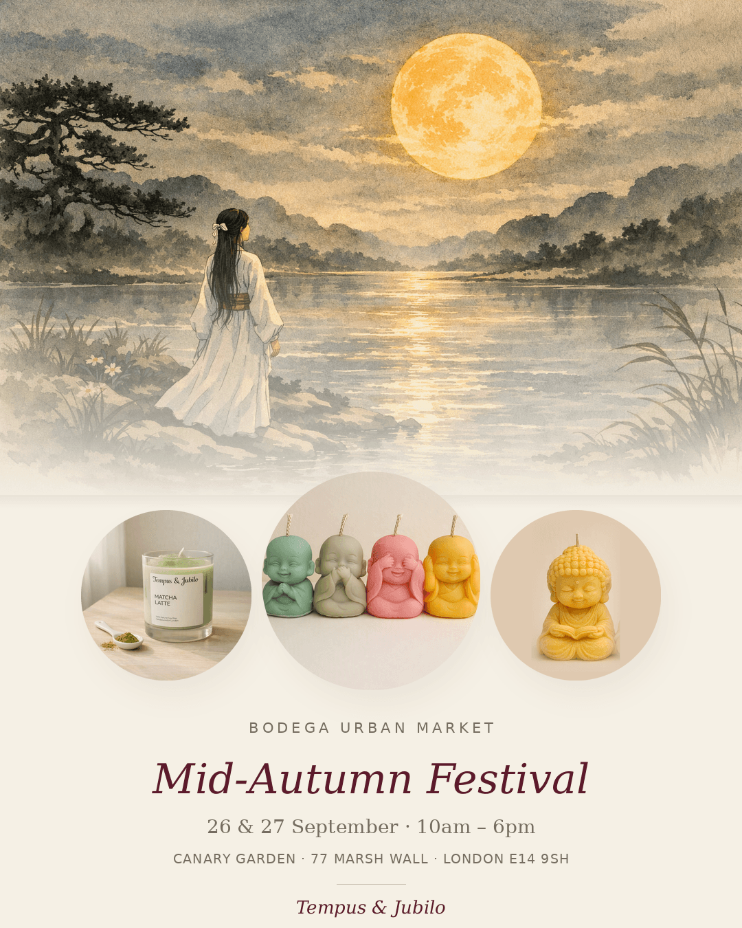 Bodega Urban Market — Mid-Autumn Festival — Canary Garden Cafe, Canary Wharf